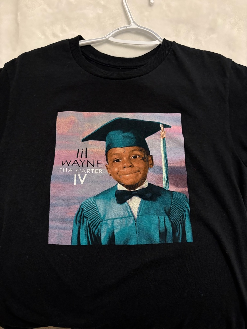 Spencer's Black Lil Wayne 'Tha Carter IV' Graduation Graphic Tee